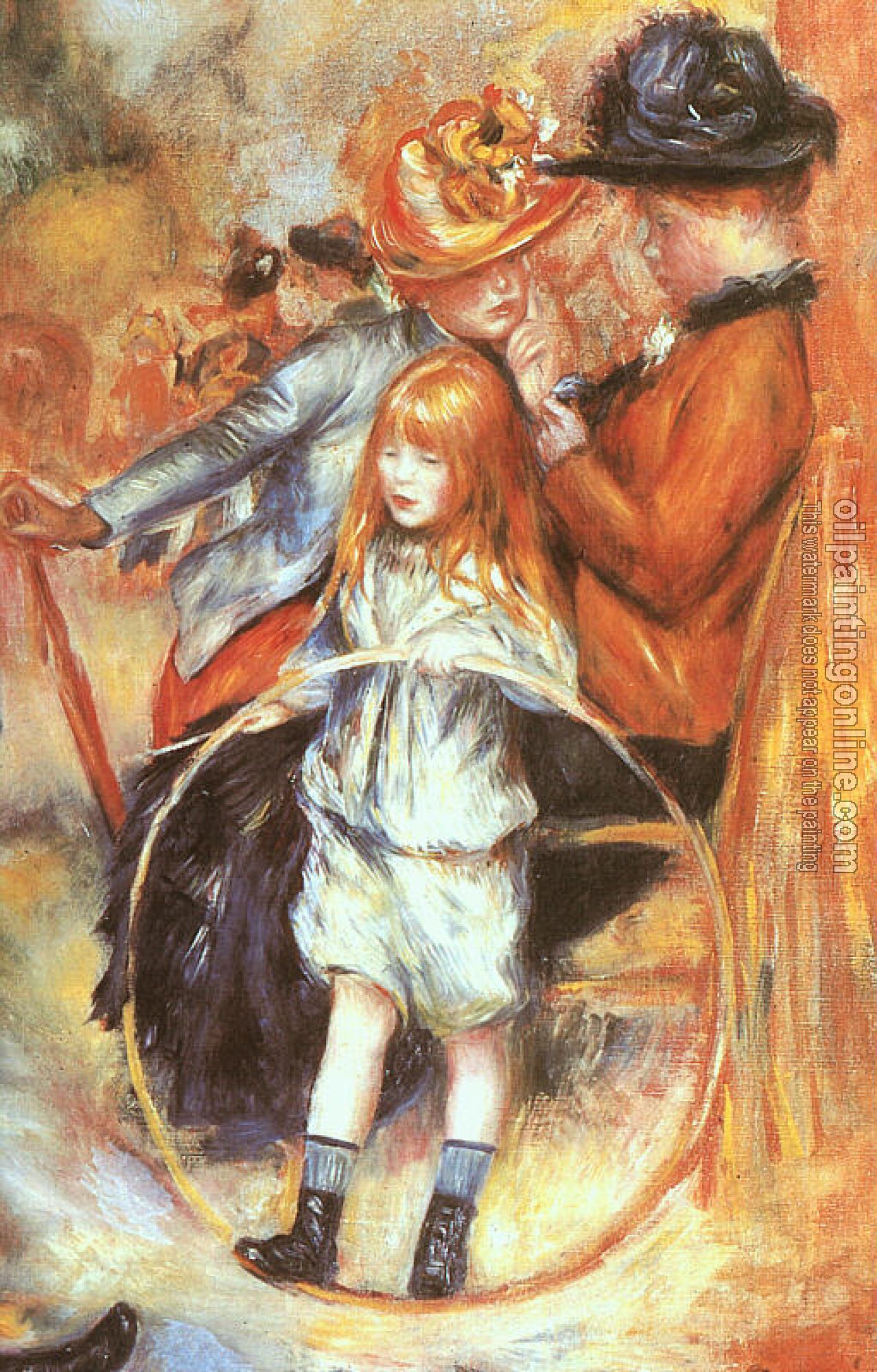 Renoir, Pierre Auguste - Le Jardin du Luxembourg (detail)